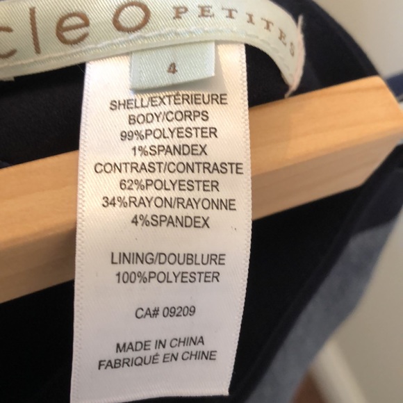 Sz4 stretch Cleo petites striped skirt - Picture 8 of 8